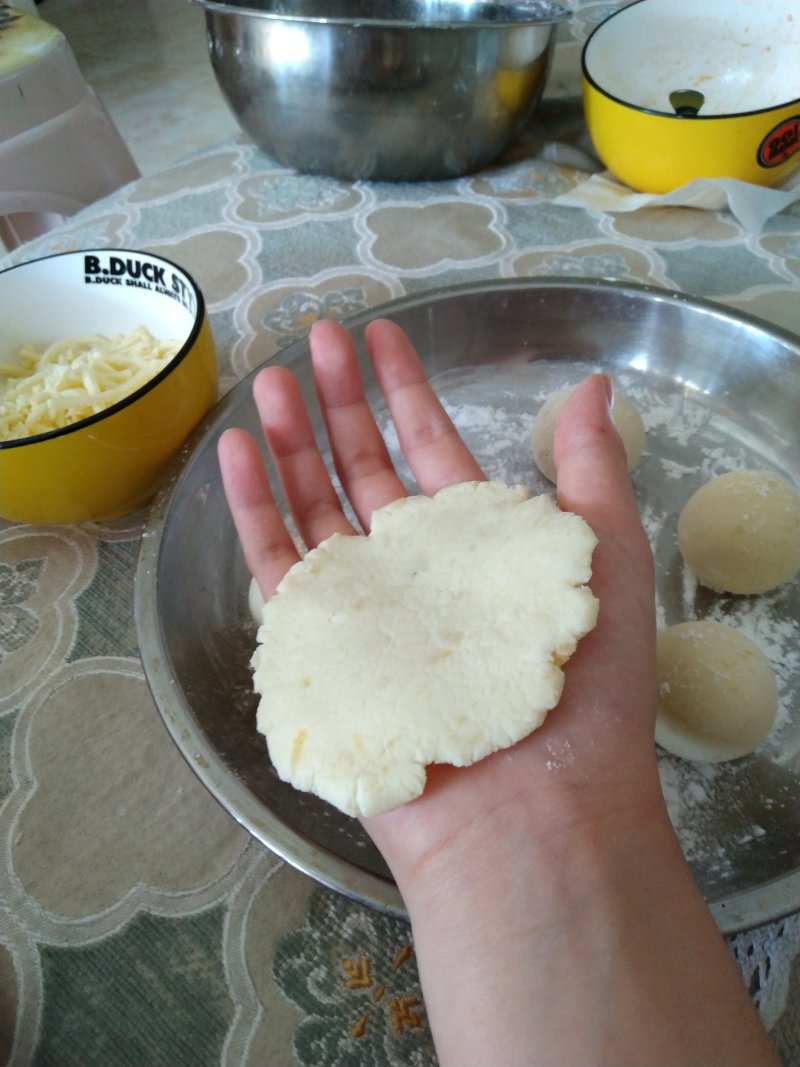 Steps for Making Cheese Potato Pancake