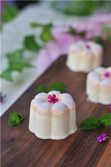 Plum Bicolor Jam Mousse