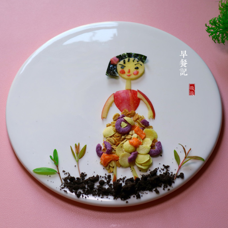 Plate Art ~ Beautiful Girl