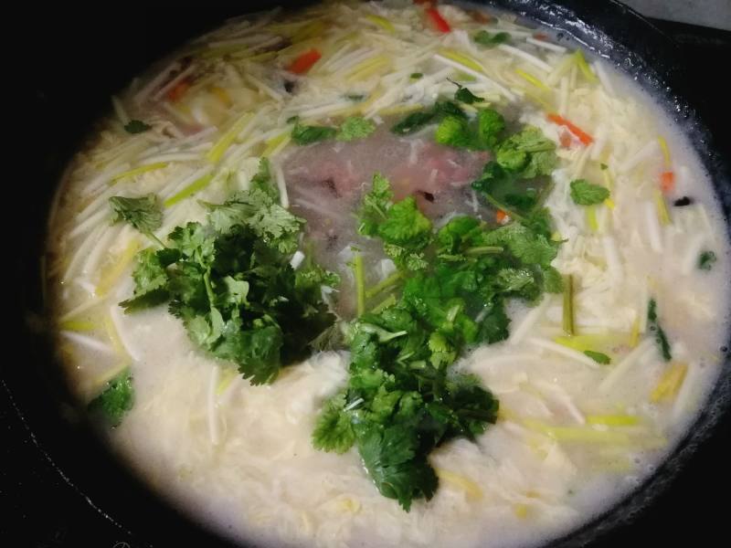 #FamilyReunionDinner#Hot and Sour Egg Drop Soup Cooking Steps