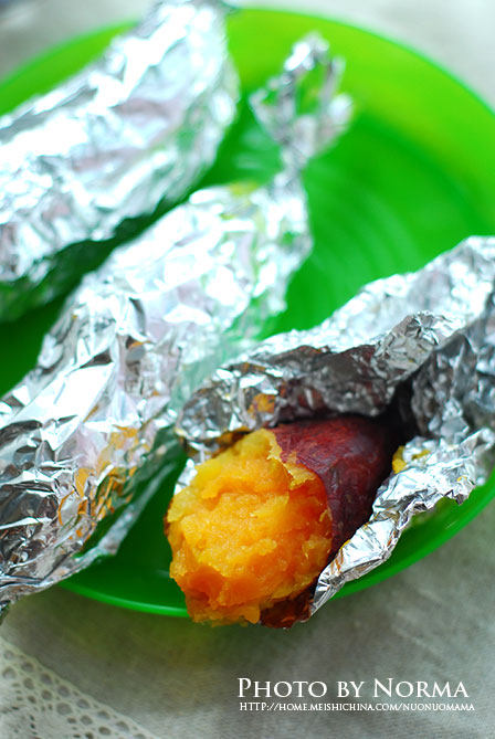 Steps for Baked Sweet Potato