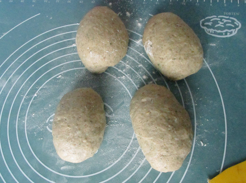 Steps for Making Pumpkin Seed Bread