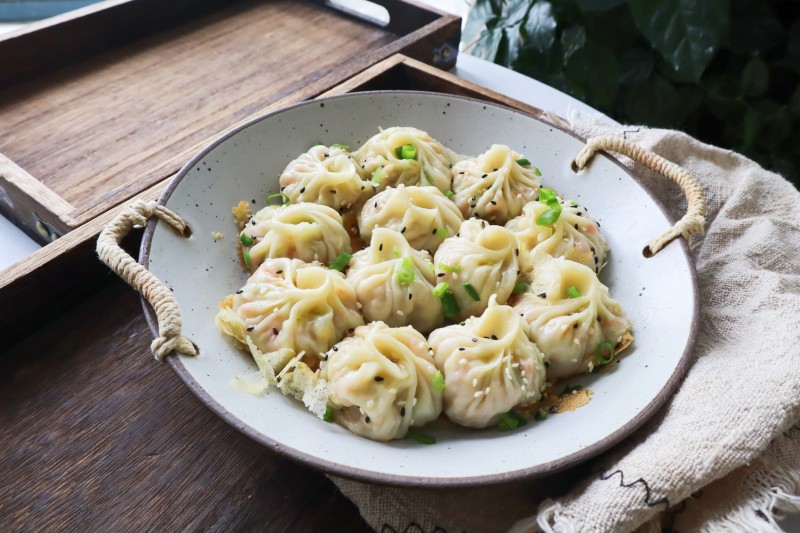 Turnip and Egg Pan-Fried Buns