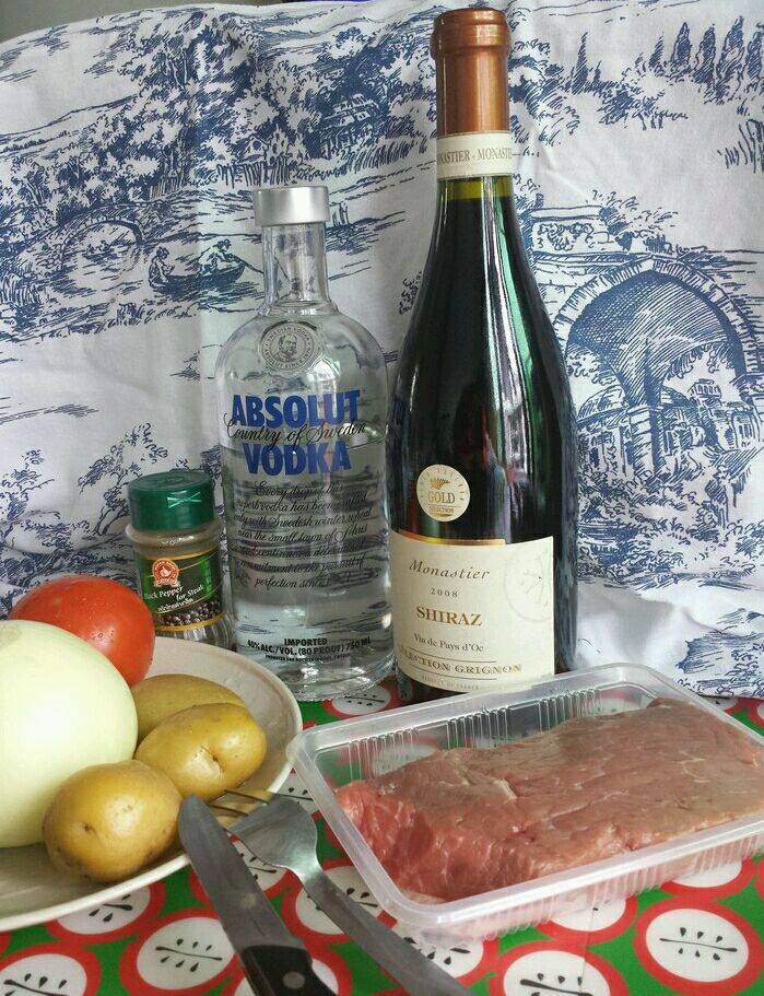 Steps for Making Vodka Steak