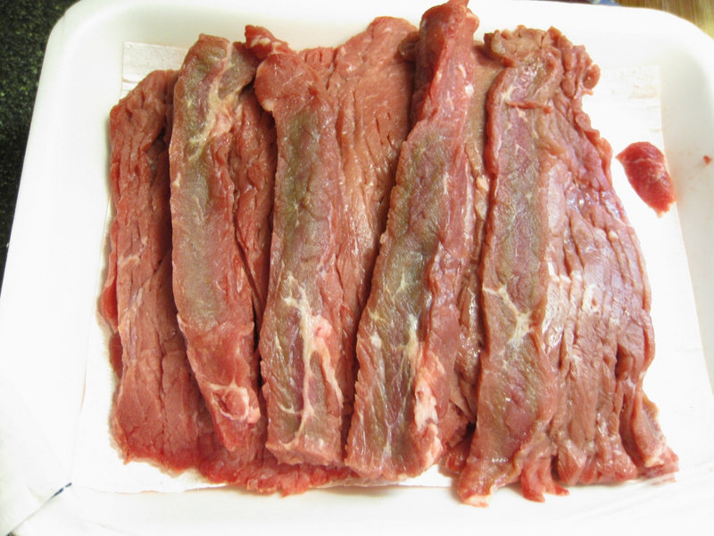 Steps for Cooking Sha Cha Beef Strips