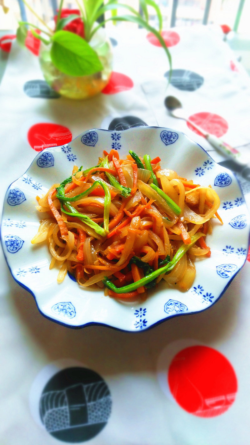 Carrot and Onion Stir Fry