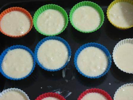 Steps for Making Vanilla Milk Muffin