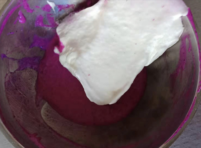 Steps for Making Dragon Fruit Pudding Bar