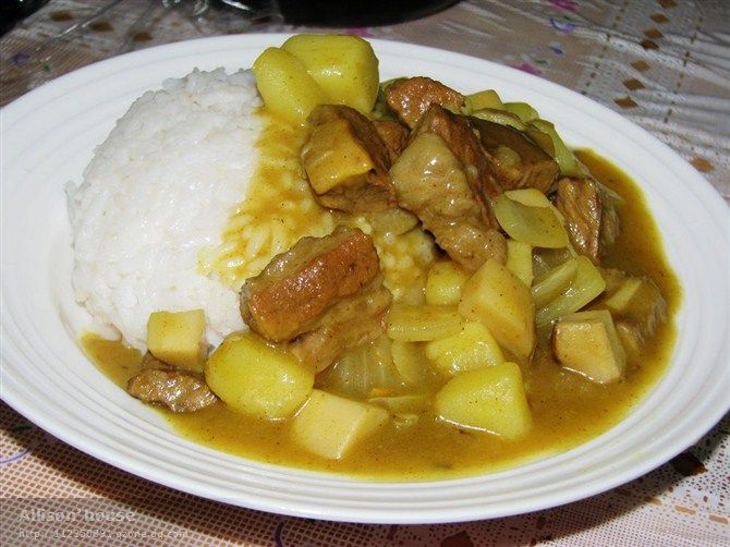 Curry Beef Brisket Rice