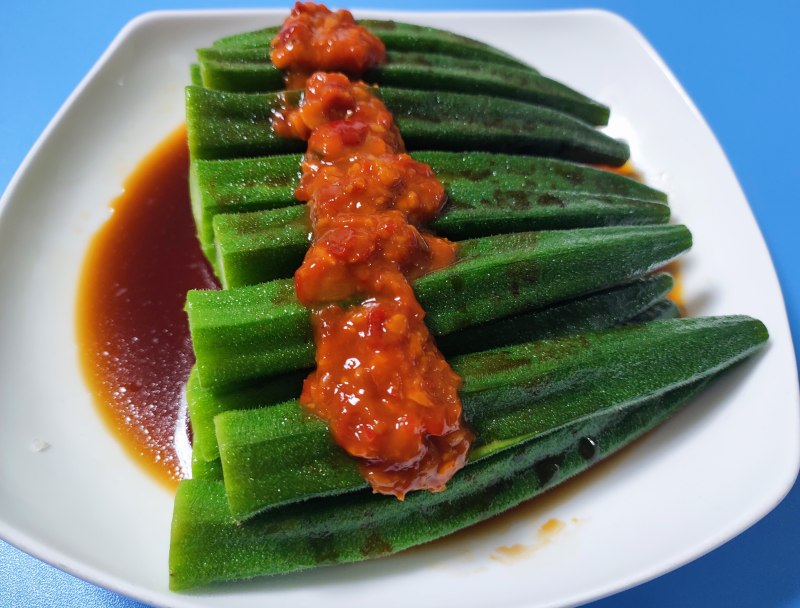 Steps for Making Cool Okra Salad