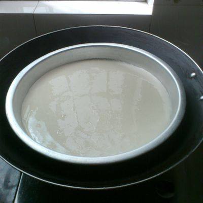 Steps for Making Coconut Milk Water Chestnut Cake