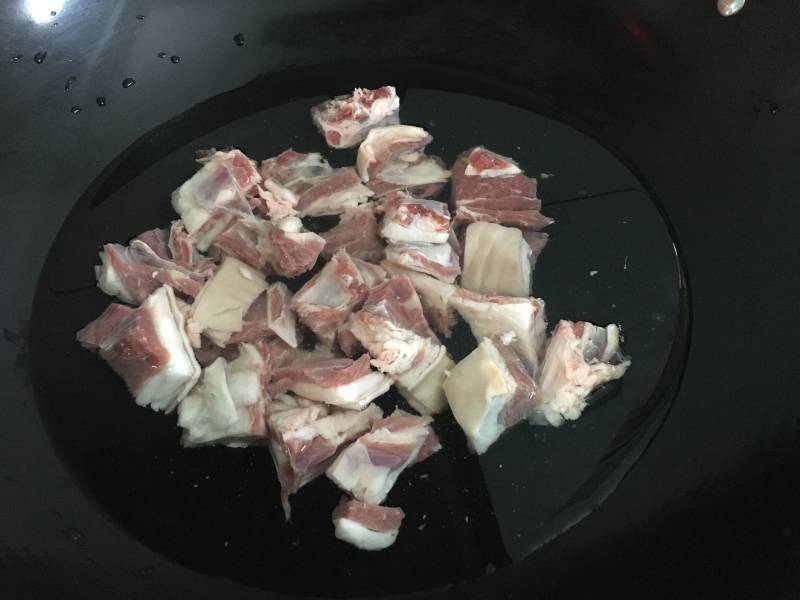 Steps for making Braised Lamb Ribs