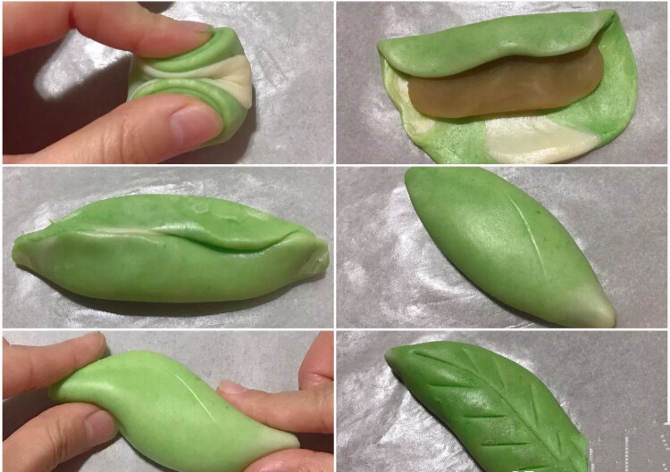 Step-by-step Instructions for Chestnut Matcha Pastry