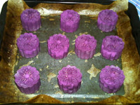 Step-by-Step Process of Making Taoshan Purple Sweet Potato Cherry Mooncake