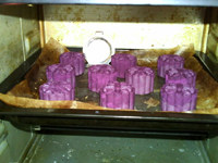 Step-by-Step Process of Making Taoshan Purple Sweet Potato Cherry Mooncake