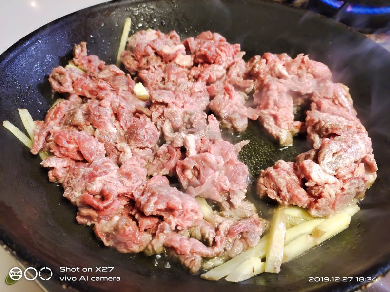 Steps for Stir-Fried Beef with Asparagus