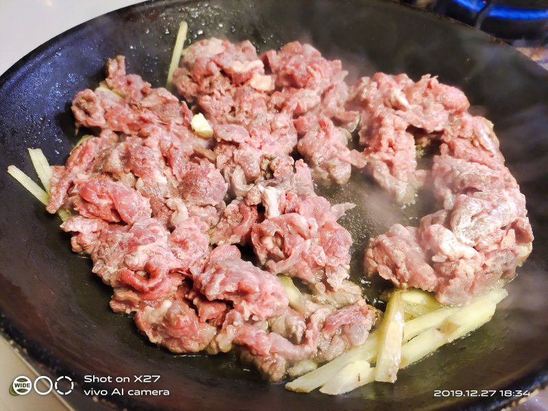 Steps for Stir-Fried Beef with Asparagus