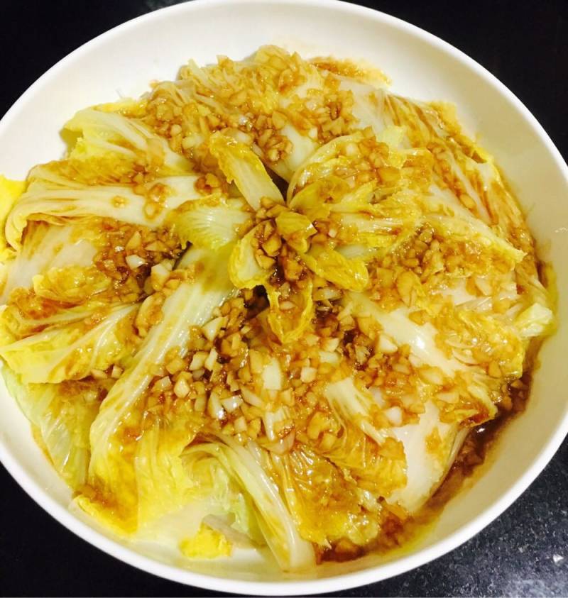 Step-by-Step Instructions for Steamed Cabbage with Garlic and Vermicelli