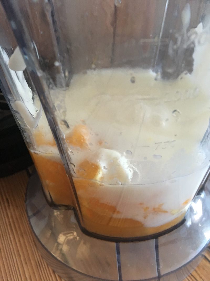 Steps for making Orange Smoothie