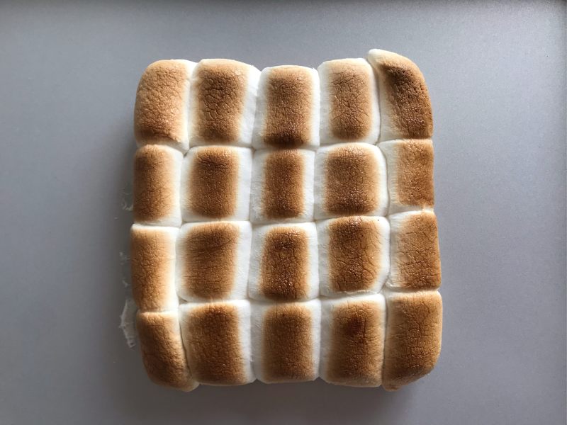 Marshmallow Toast Cooking Steps