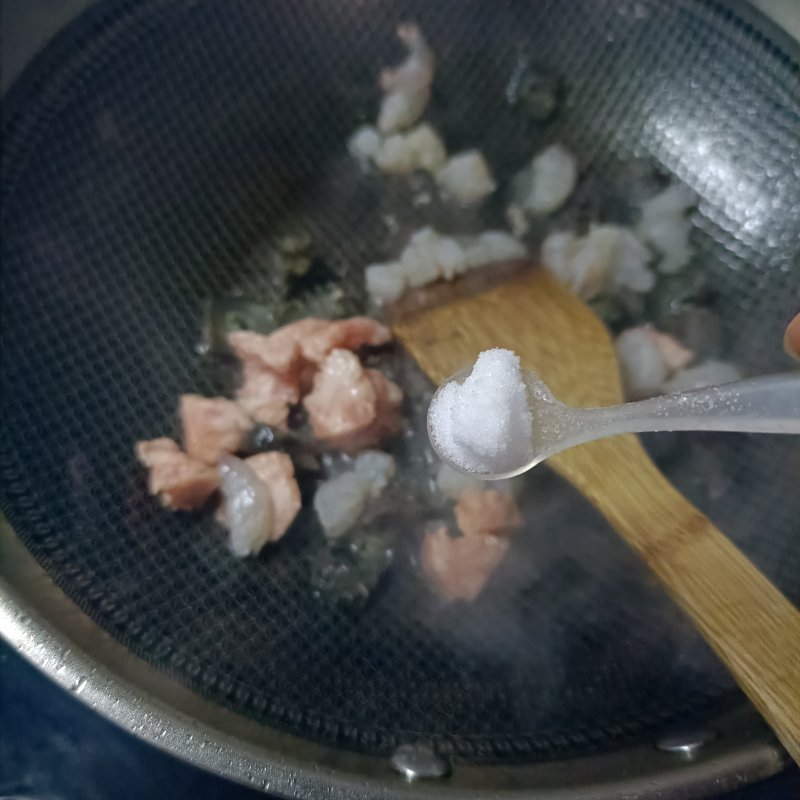 Steps for Making Carrot Seafood Congee