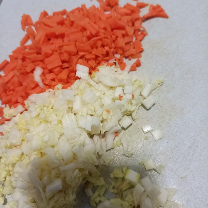 Steps for Making Carrot Seafood Congee