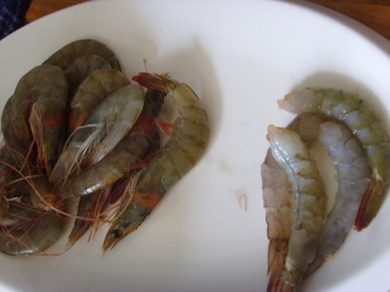 Pipa Shrimp Preparation Steps