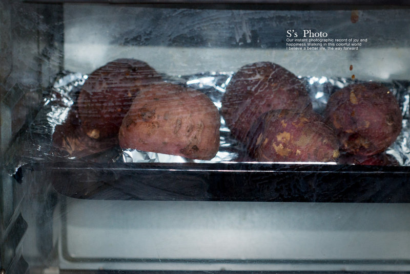 Childhood Delight - Roasted Sweet Potato Cooking Steps