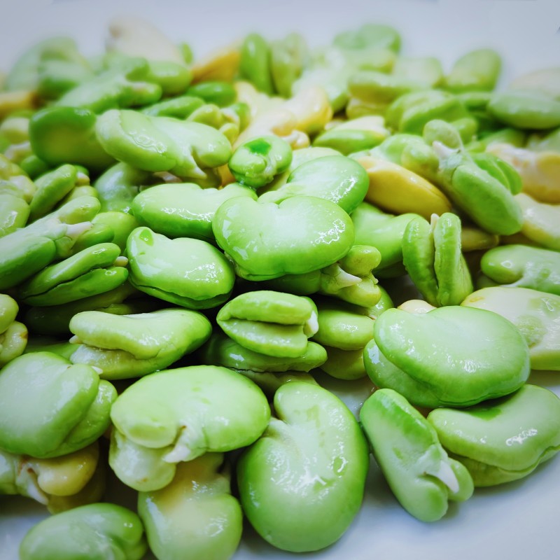 Steps for Sautéed Fava Beans with Carrots