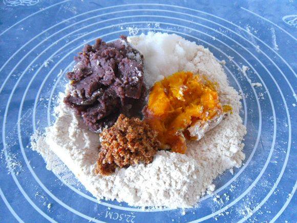 【Northeast China】Date Paste Red Bean Pumpkin Cake Making Steps