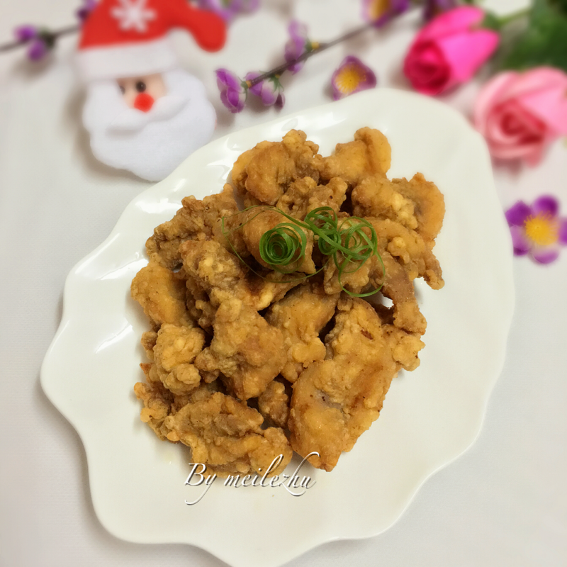 Crispy Fried Chicken with Corn