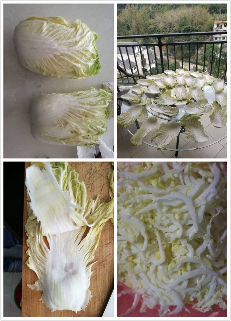 Steps for making sour cabbage