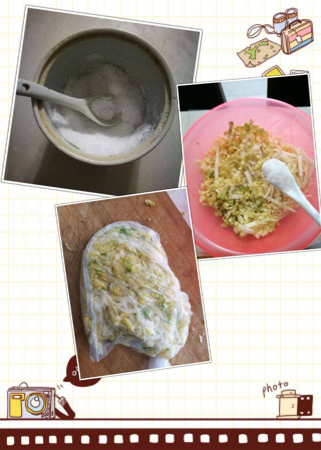 Steps for making sour cabbage