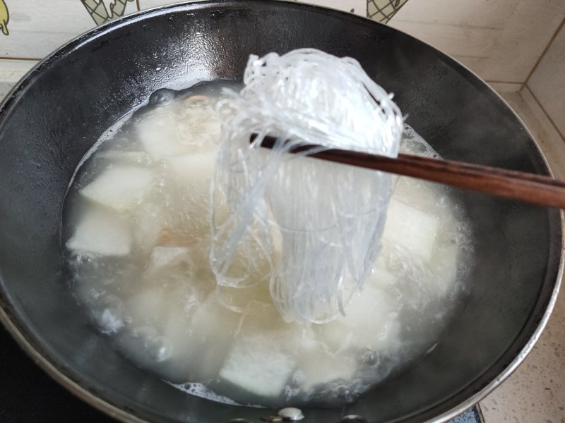 Fans Shrimp and Winter Melon Soup Cooking Steps