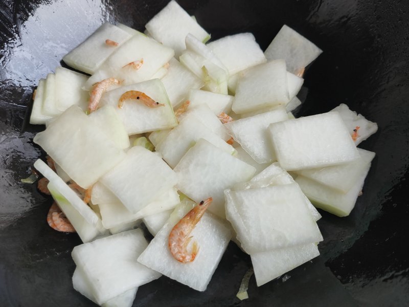 Fans Shrimp and Winter Melon Soup Cooking Steps