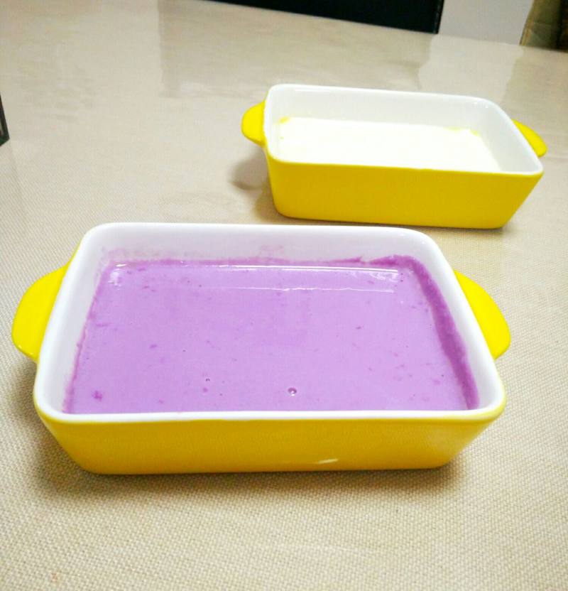 Steps to Make Purple Sweet Potato Pudding