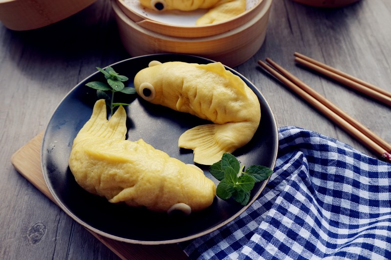 Sausage Koi Fish Bun