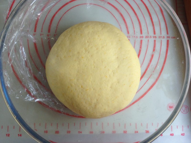 Steps for making Sausage Koi Fish Bun