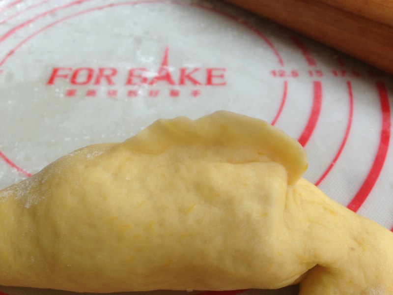 Steps for making Sausage Koi Fish Bun