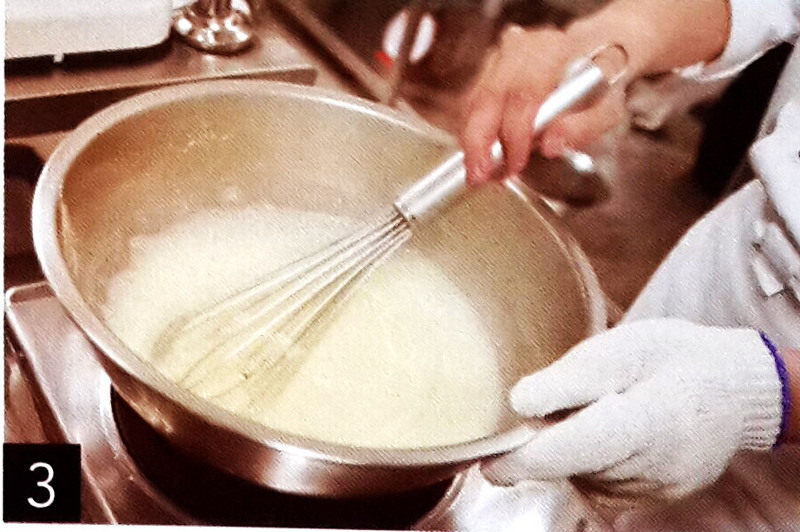 Steps for making French Custard