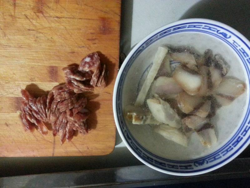 Steps to Cook Chinese Preserved Meat Rice