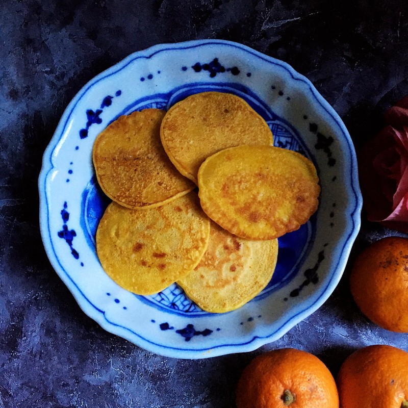 Pumpkin Pancakes with Milk Flavor