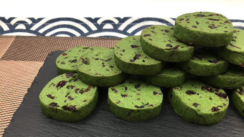 Matcha Cranberry Cookies, Refreshing and Colorful Treats.