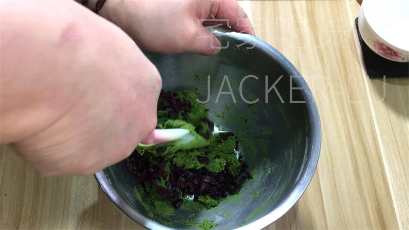 Matcha Cranberry Cookies, Refreshing and Colorful Treats. Cooking Steps