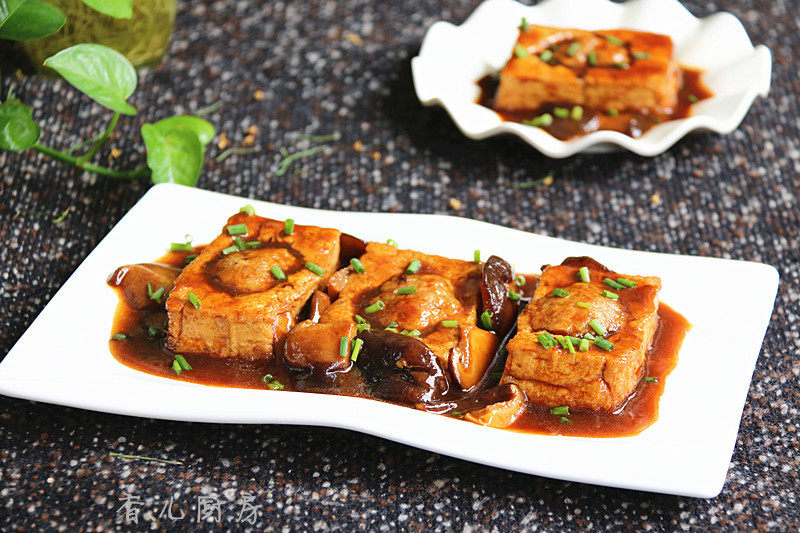 Shiitake Mushroom and Tofu Stuffed Pork