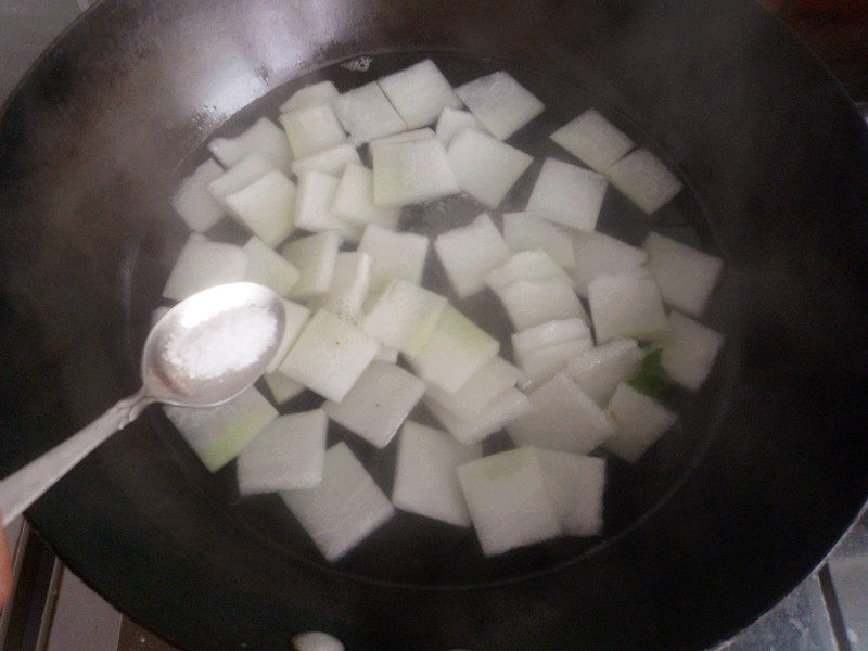 Winter Melon and Meatball Soup Making Steps