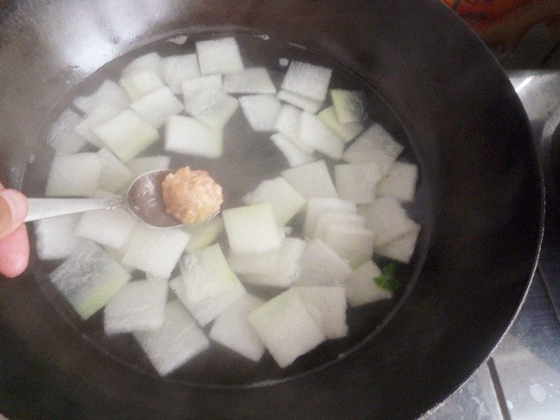 Winter Melon and Meatball Soup Making Steps