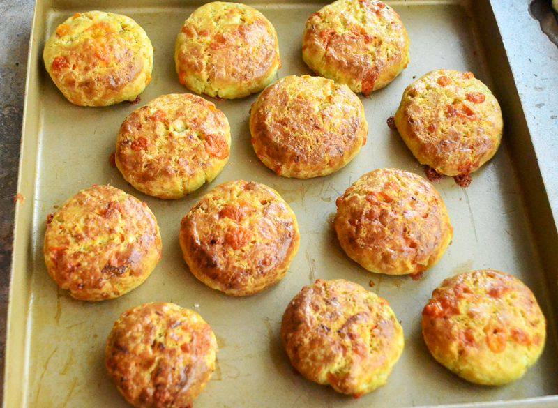 Step-by-Step Instructions for Making Fruit and Vegetable Cheese Scones