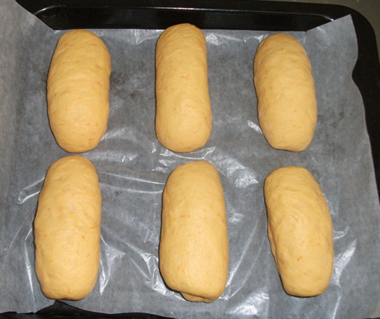 Steps for Making Pumpkin Hot Dog Bread