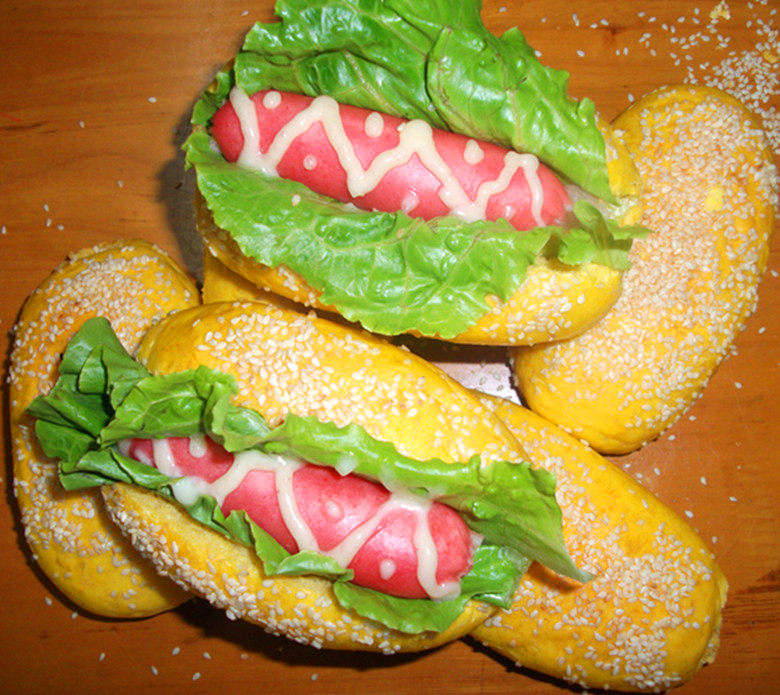 Pumpkin Hot Dog Bread